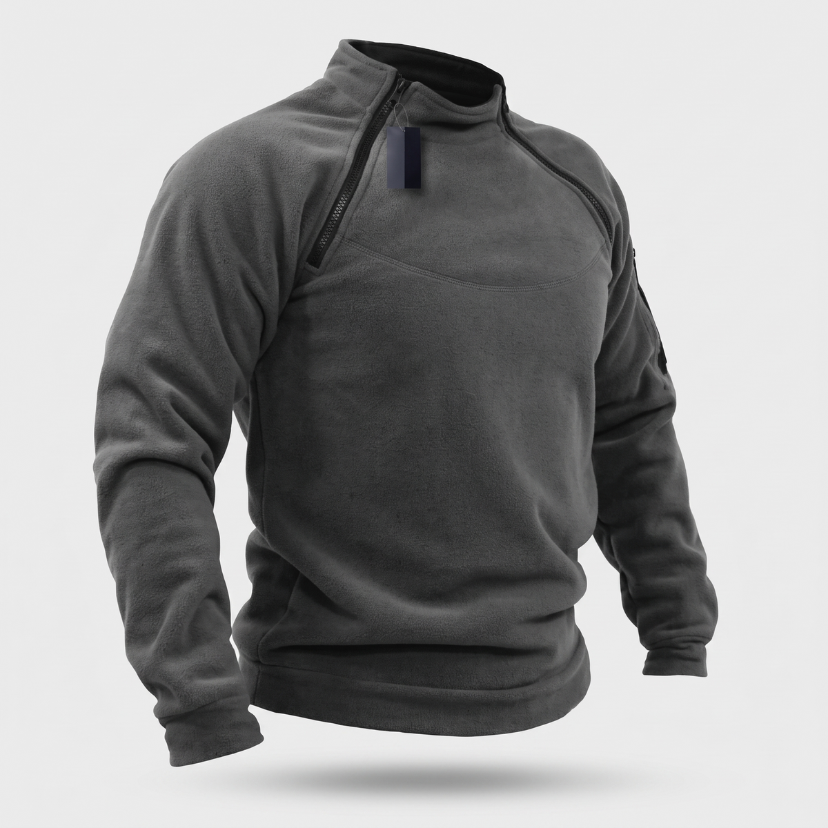 Friedrich | Mens Spring Quarter-Zip Sweater — Stand-Collar Lightweight Knit in 5 Colors S–3XL | Westmere