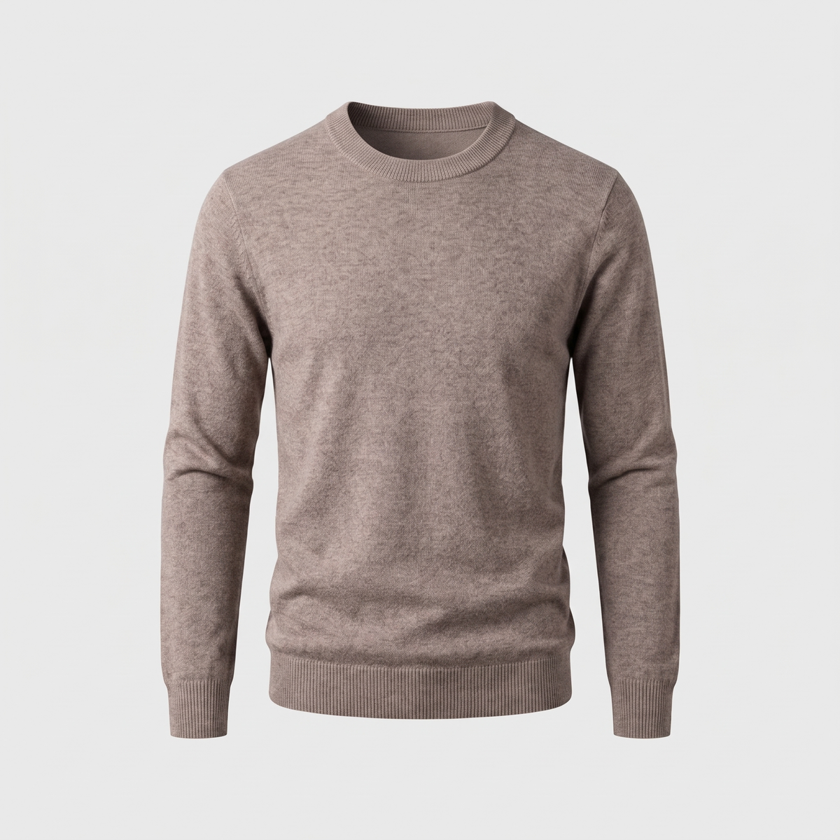 Edgar | Mens Warm Long-Sleeve Sweater — Relaxed Fit Casual Basic in 6 Colors M–4XL | Westmere