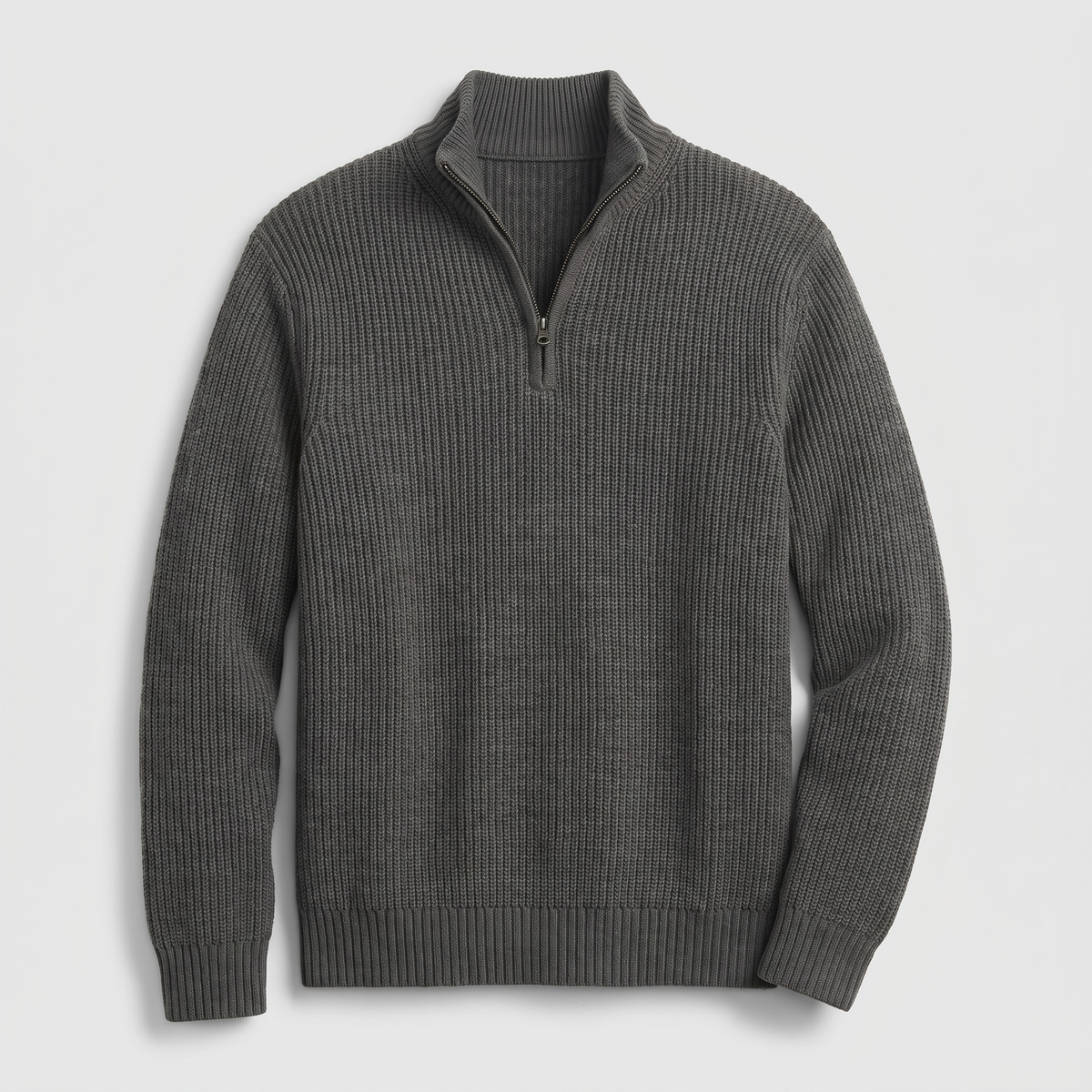Lukas | Mens Ribbed Quarter-Zip Knit Sweater — Business Casual Sweater in 4 Colors M–4XL | Westmere