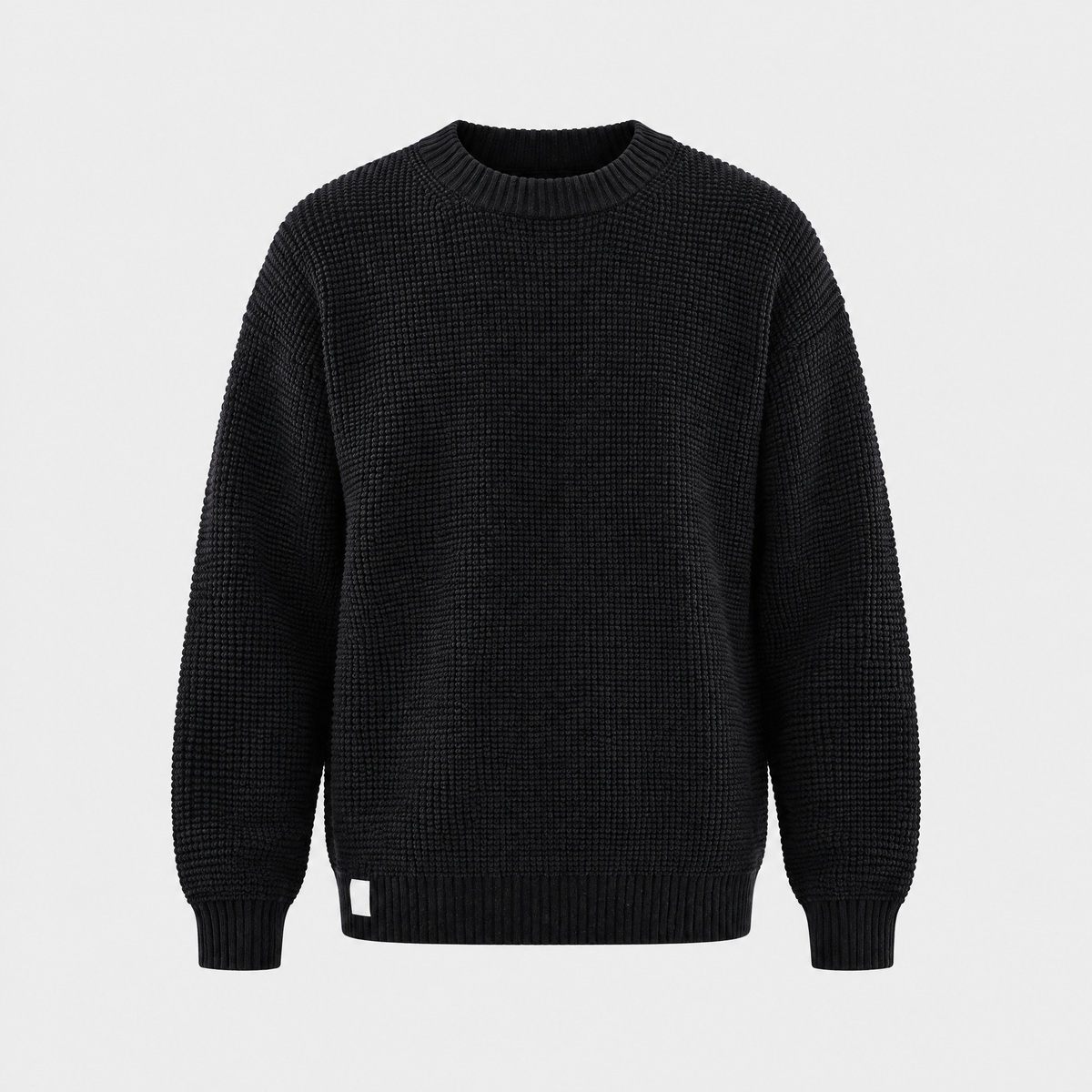 Adrian | Mens Textured Crewneck Sweater — Minimalist Winter Knit in 6 Colors XS–2XL | Westmere