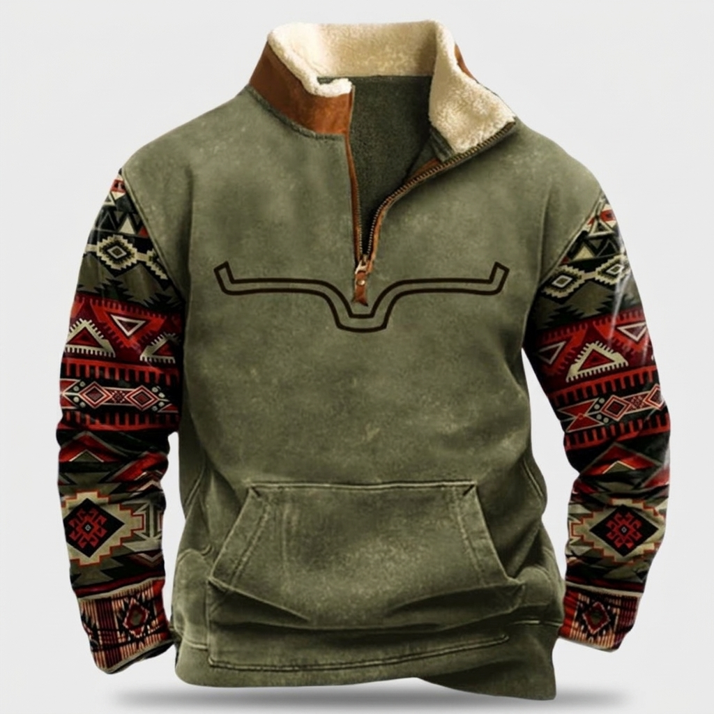 Emil | Mens Winter Sweater with Half-Zip — Relaxed Everyday Knit in 5 Styles | Westmere