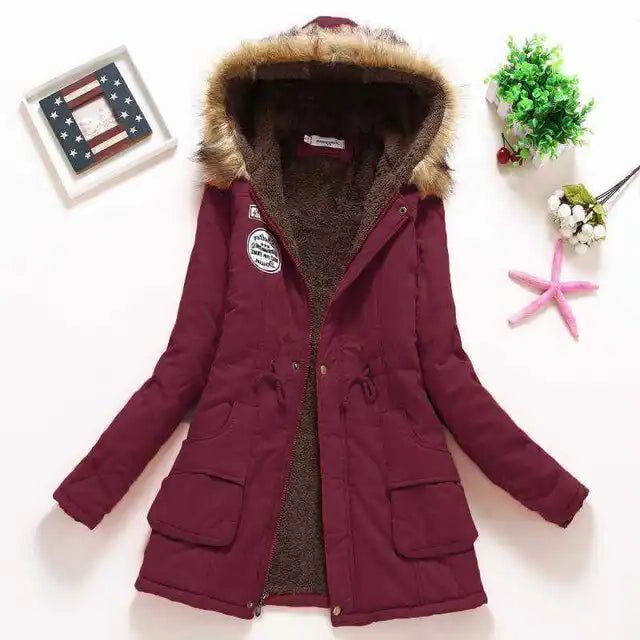 Kira | Hooded Longline Puffer Jacket for Women