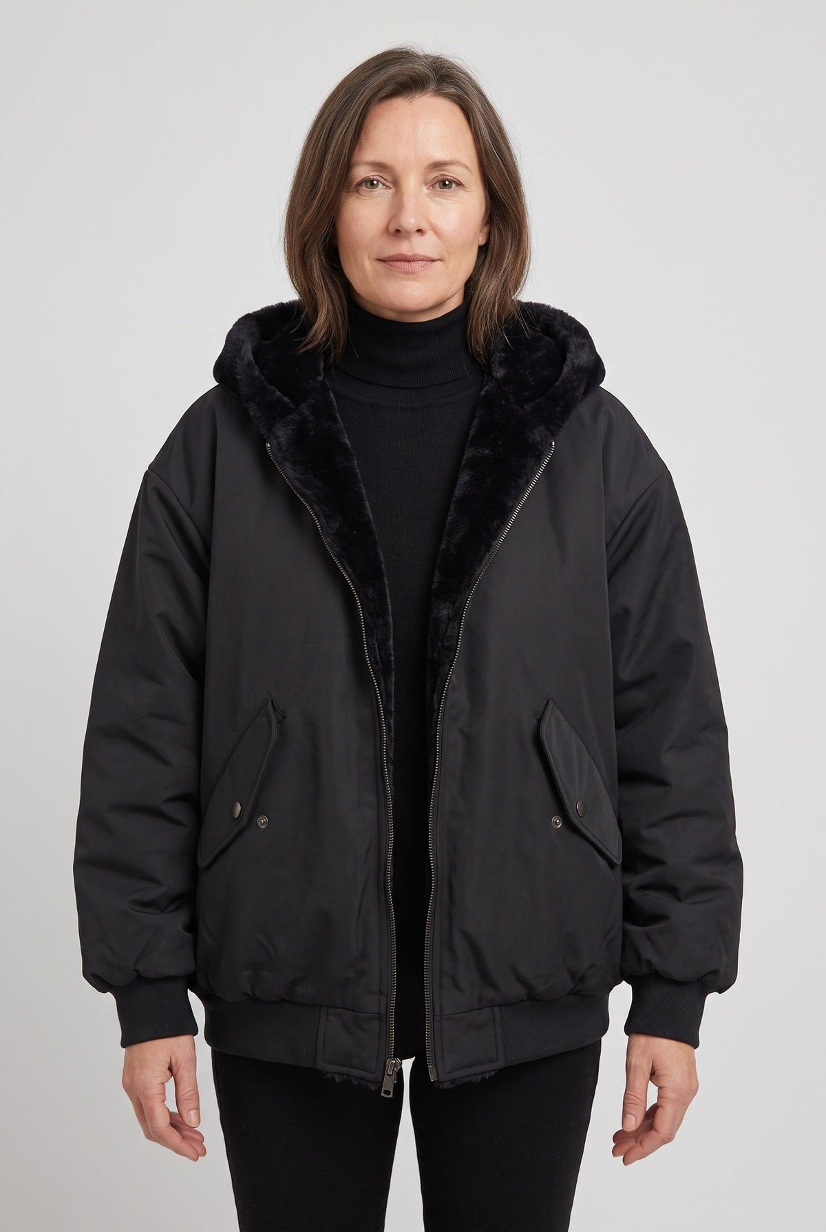 Ravenna | Hooded Oversized Puffer Jacket for Women