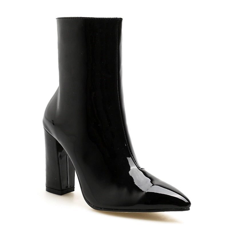 Ilona | Block Heel Ankle Boots for Women