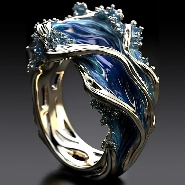 Wavy Gold Ring