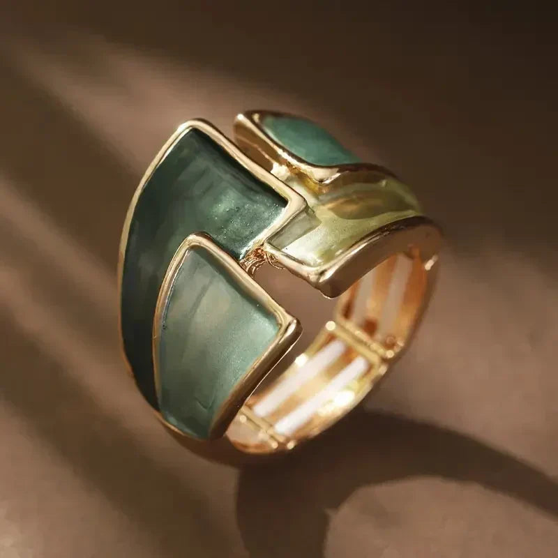 Gold Leaf Statement Ring