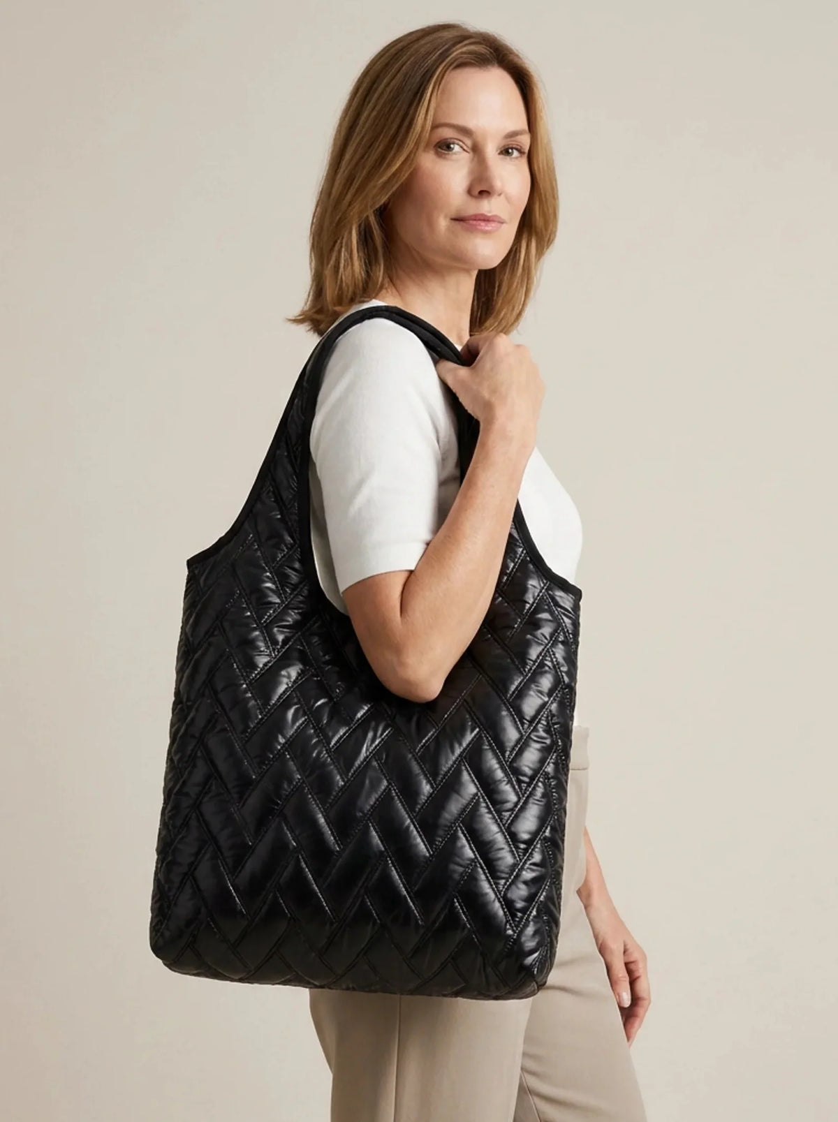 Mila Puffer Tote Bag