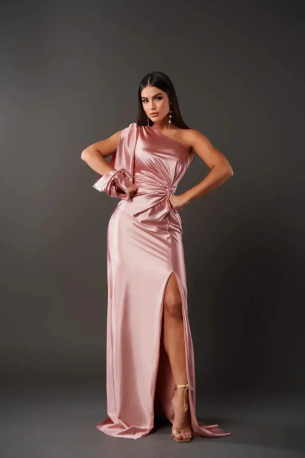 Zarra – Elegant One-Shoulder Maxi Dress