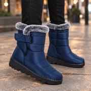 Blue Fur Collar