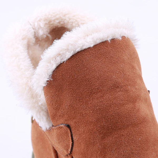 Women's Waterproof Snow Boots with Warm Padded Lining | Mid Calf Shaft, Cushioned Footbed | Size 5.5-12.5