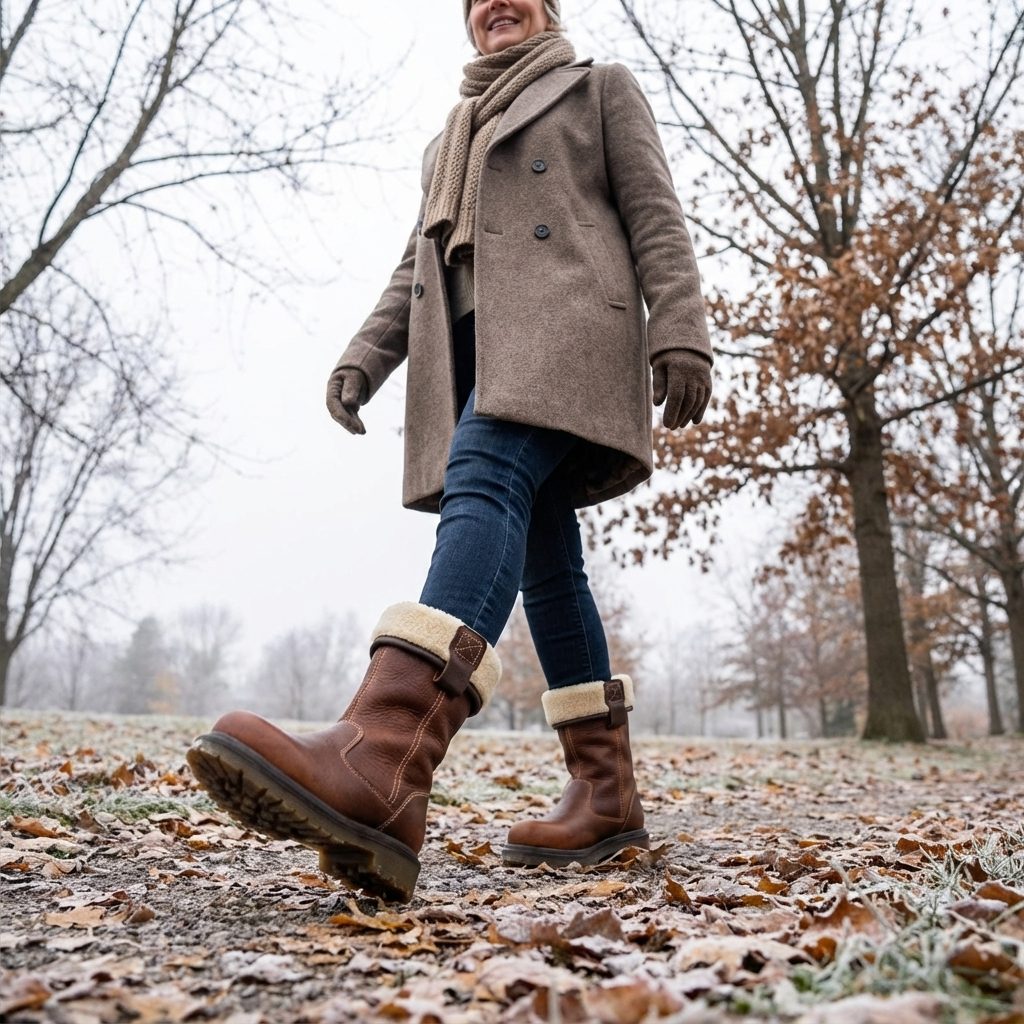 Ines | Fur-Lined Winter Ankle Boots for Women