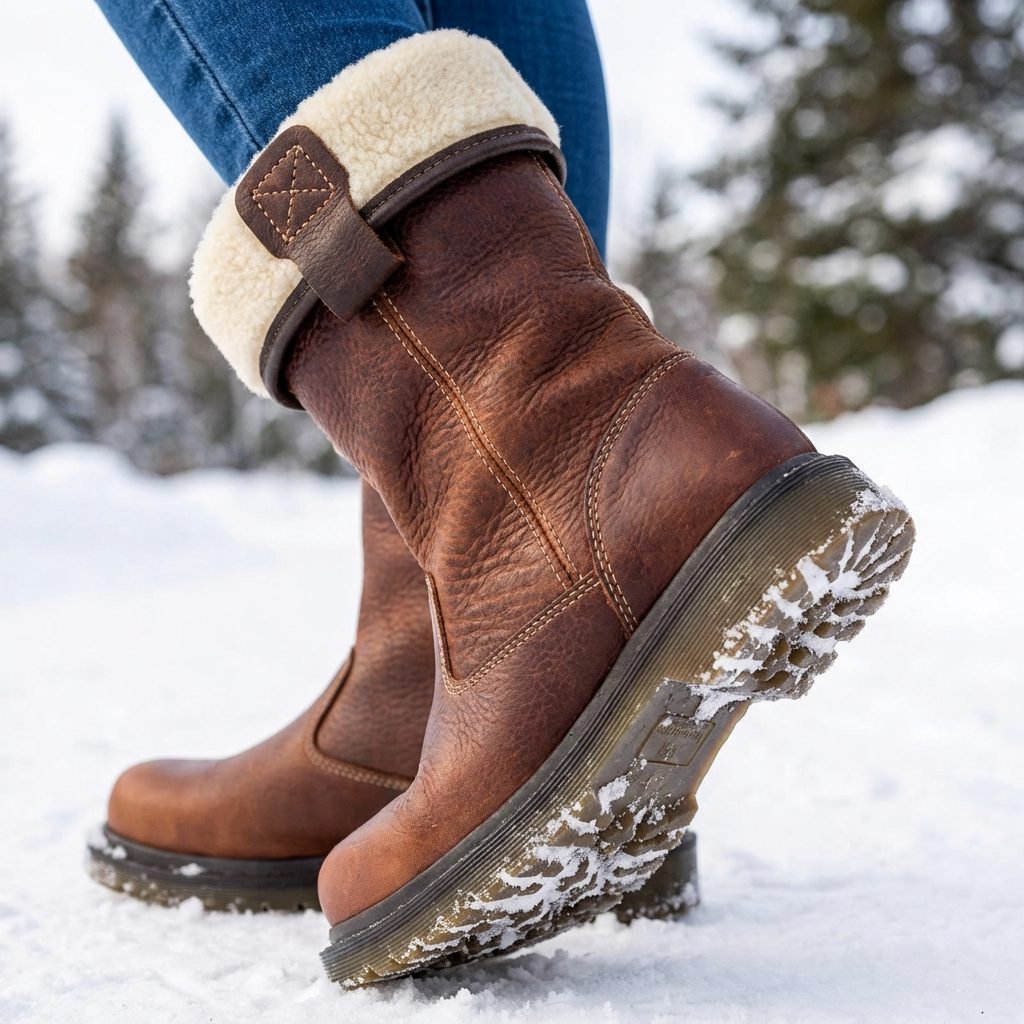 Ines | Fur-Lined Winter Ankle Boots for Women