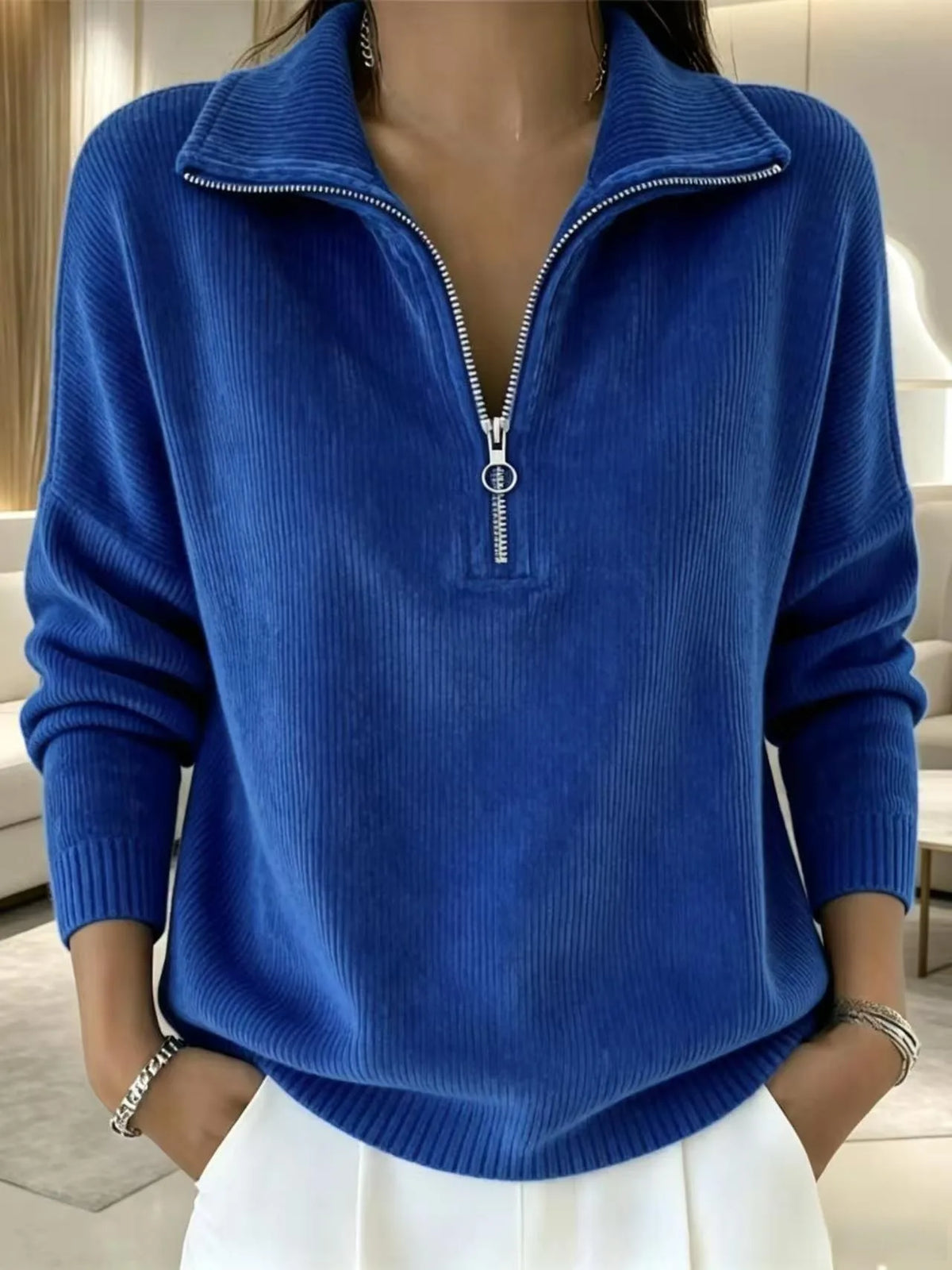 Ingrid | Women's Quarter-Zip Sweater