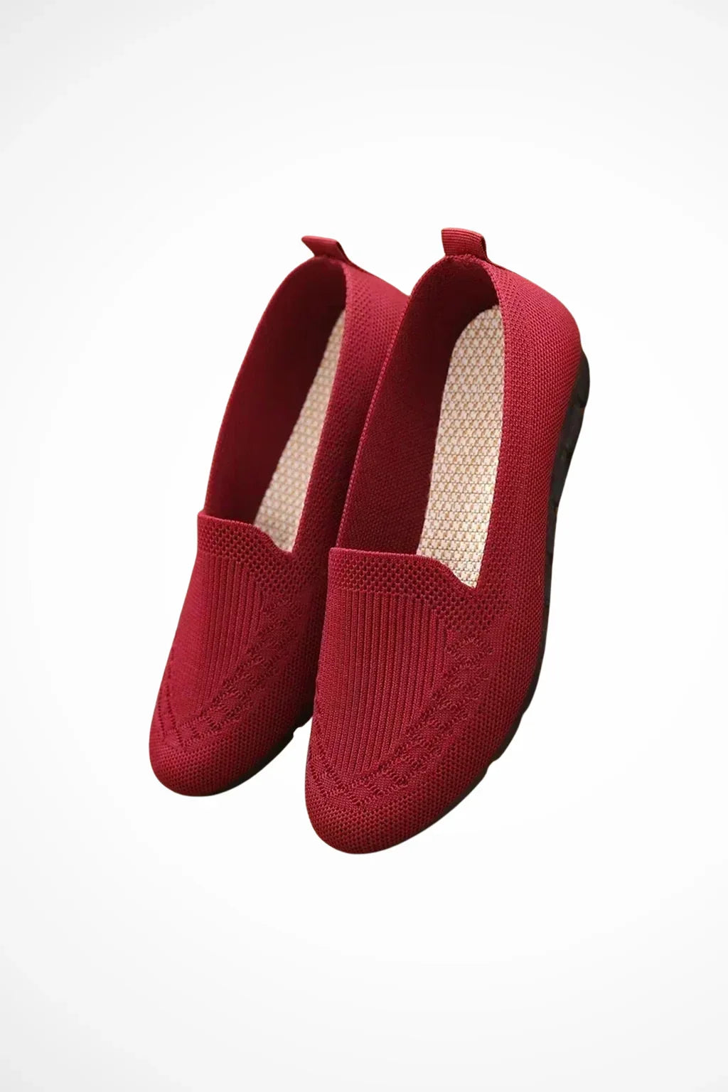 Iona | Women's Round Toe Knit Slip On Loafer Shoes