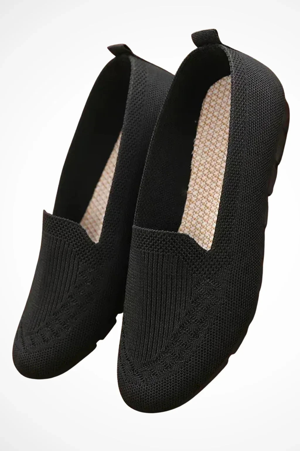 Iona | Women's Round Toe Knit Slip On Loafer Shoes