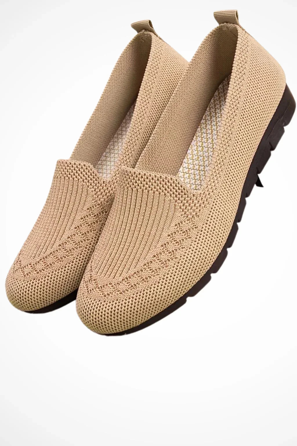 Iona | Women's Round Toe Knit Slip On Loafer Shoes