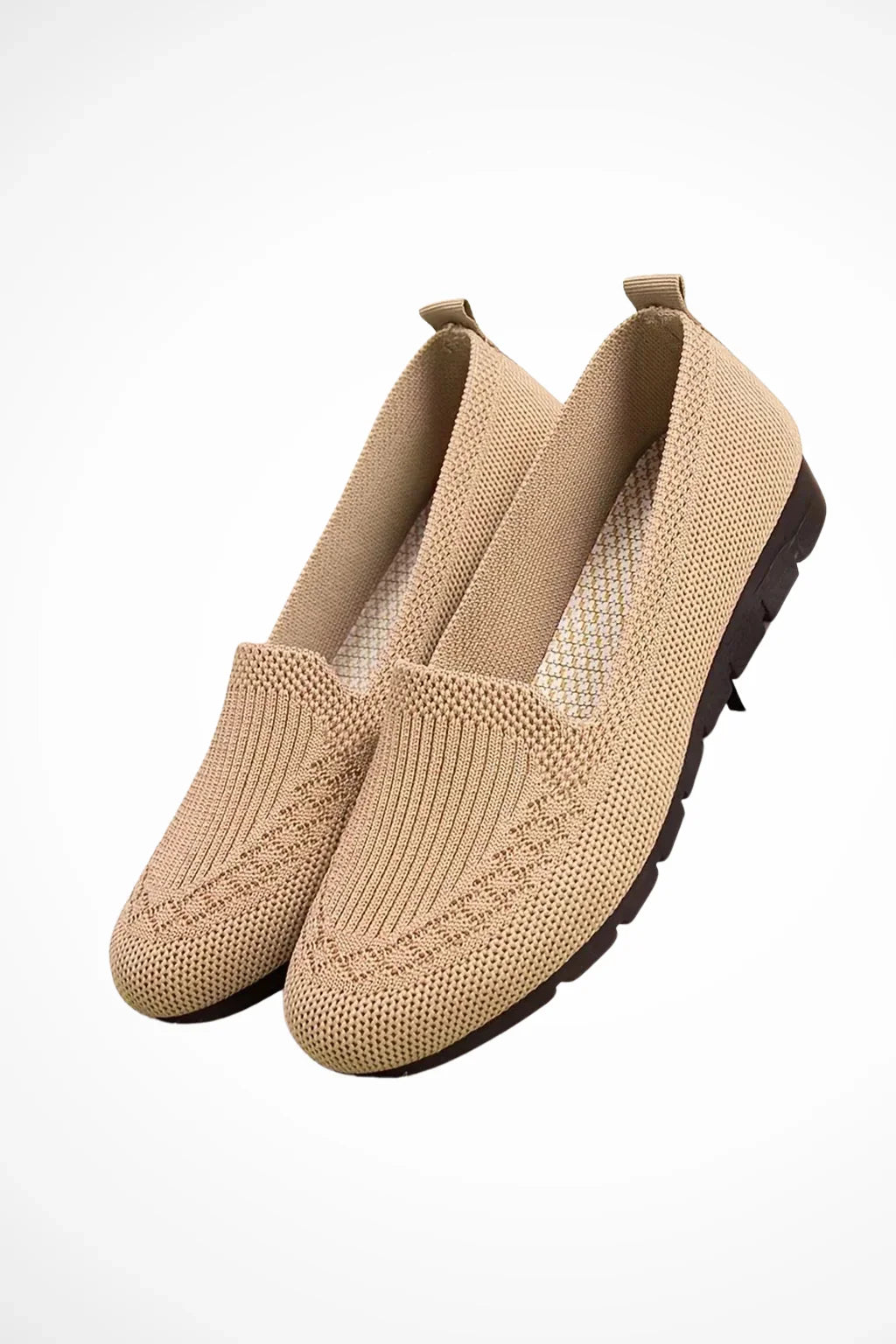 Iona | Women's Round Toe Knit Slip On Loafer Shoes