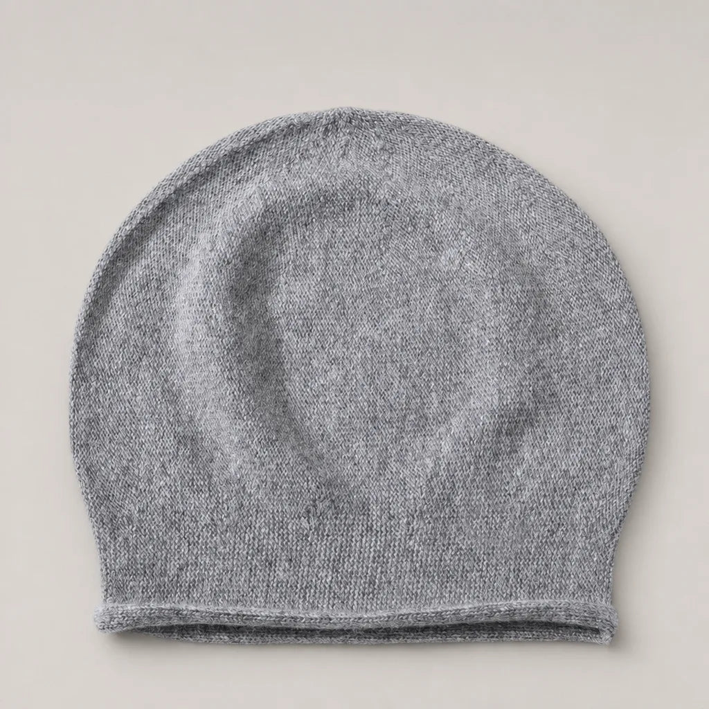 Iris | Women's Warm Fur Knit Beanie
