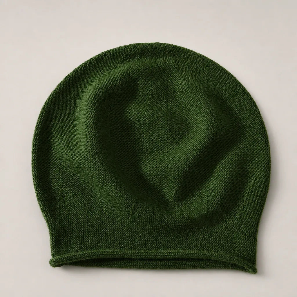 Iris | Women's Warm Fur Knit Beanie