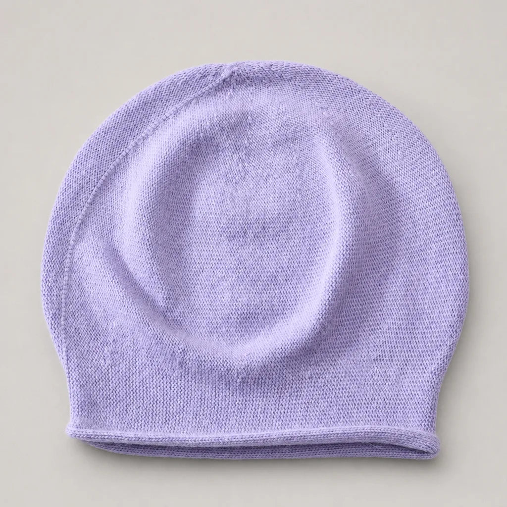 Iris | Women's Warm Fur Knit Beanie
