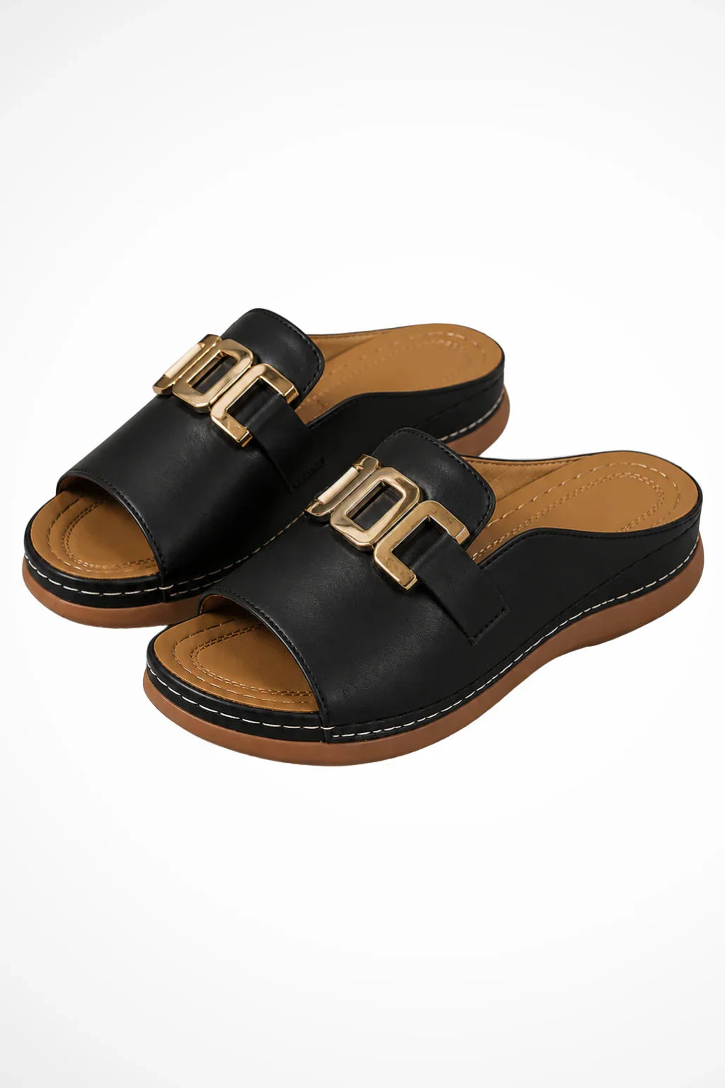 Isobel | Women's Open Toe Orthopedic Slip On Buckle Strap Sandals