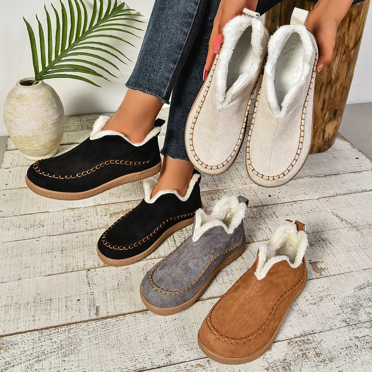 Janine | Women's Orthopedic Non-Slip Ankle Boots