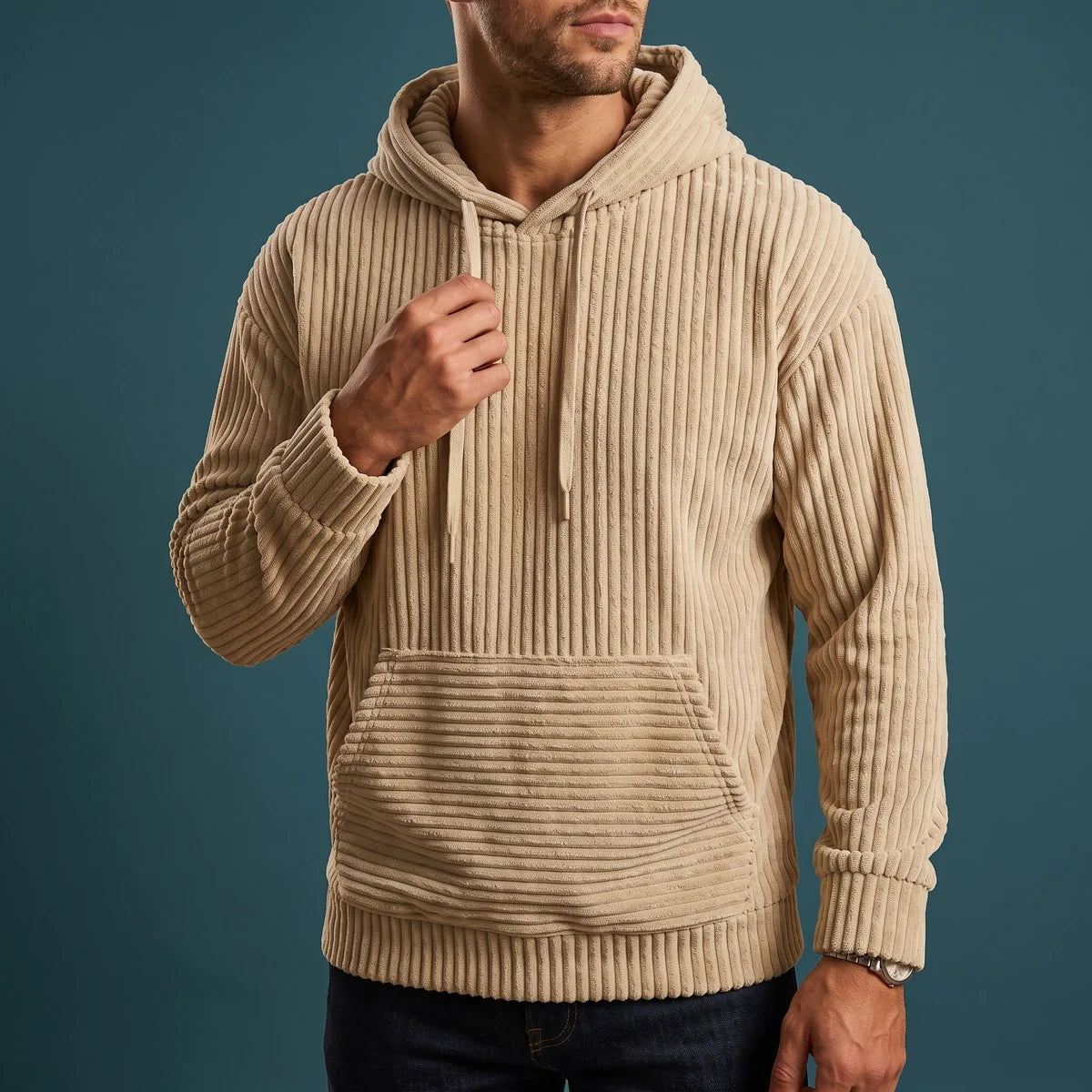Jasper Corduroy Pullover Hoodie