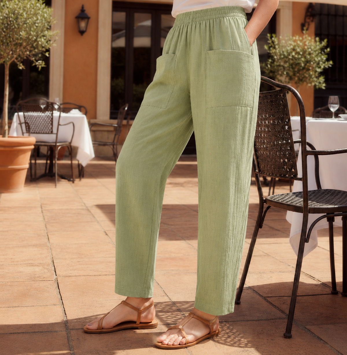 Eze Relaxed Linen Pants