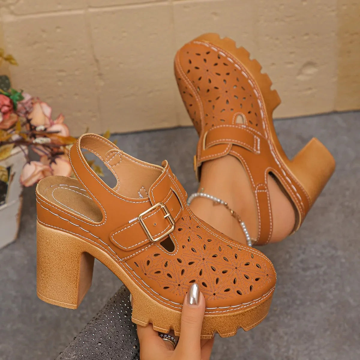 Jennifer | Women's Orthopedic Platform Clogs