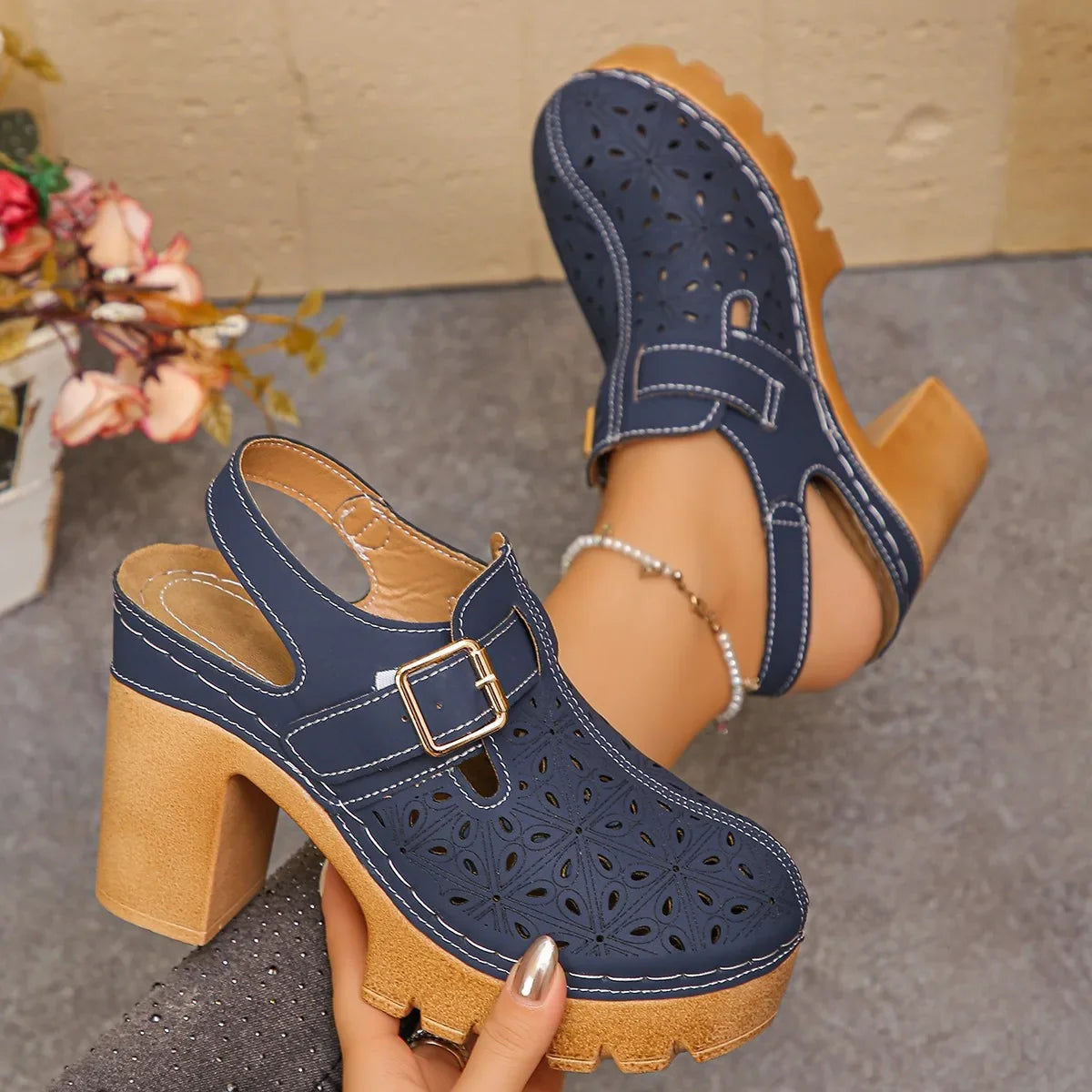 Jennifer | Women's Orthopedic Platform Clogs