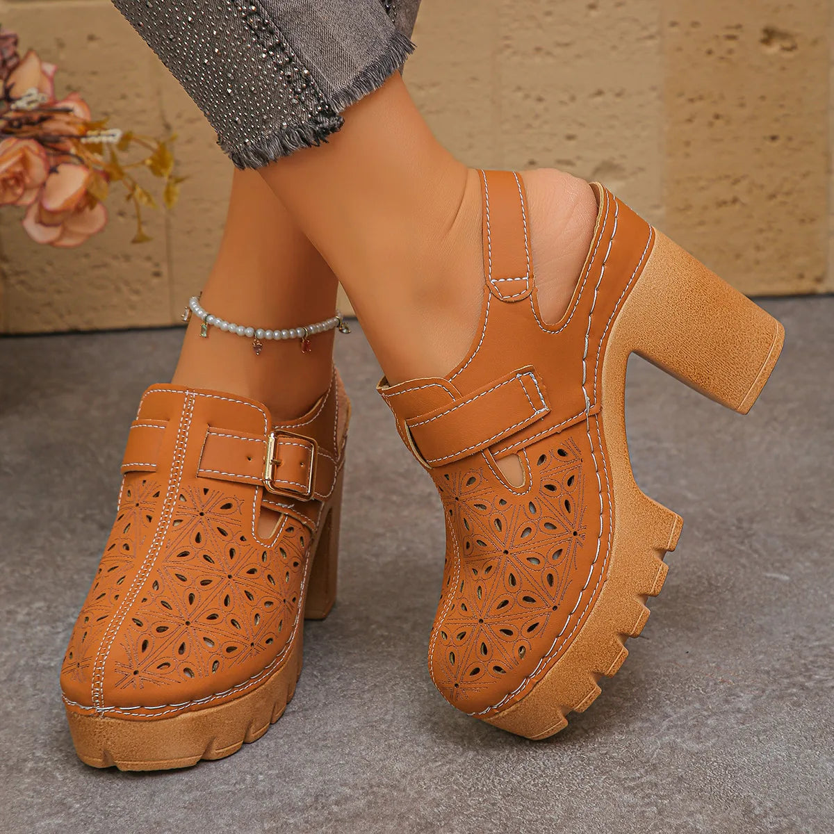 Jennifer | Women's Orthopedic Platform Clogs