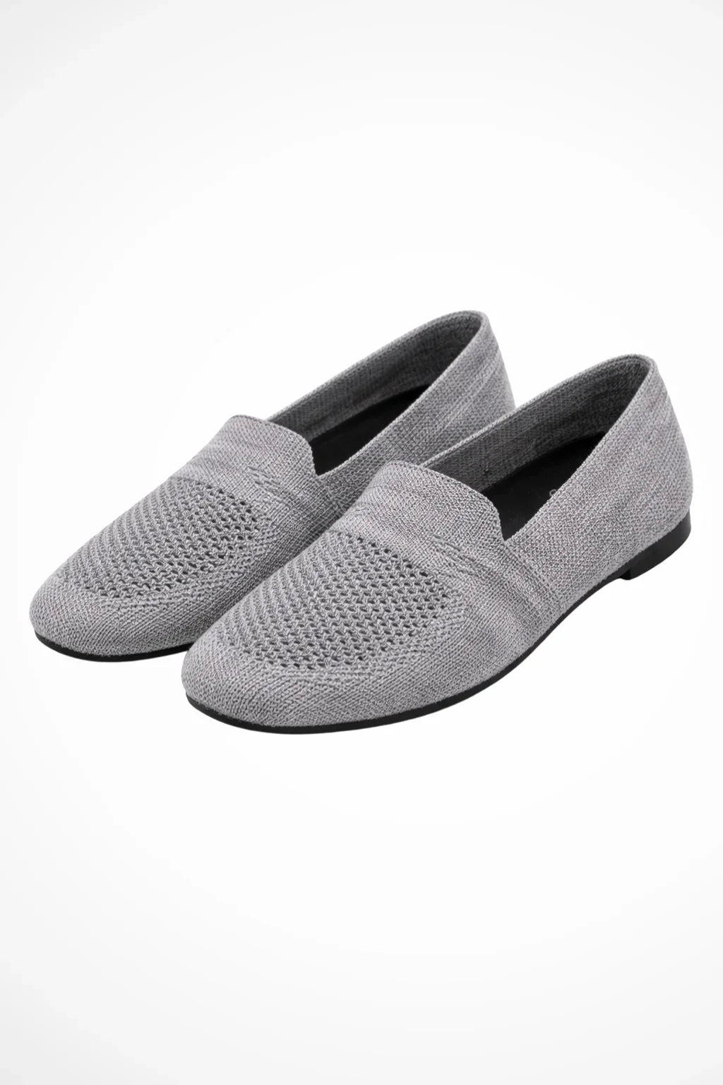 Josephine | Women's Knit Mesh Square Toe Slip On Loafer Shoes with Pull Tab