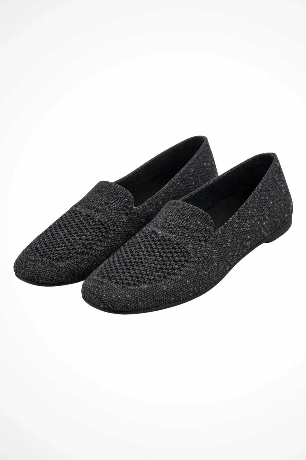 Josephine | Women's Knit Mesh Square Toe Slip On Loafer Shoes with Pull Tab