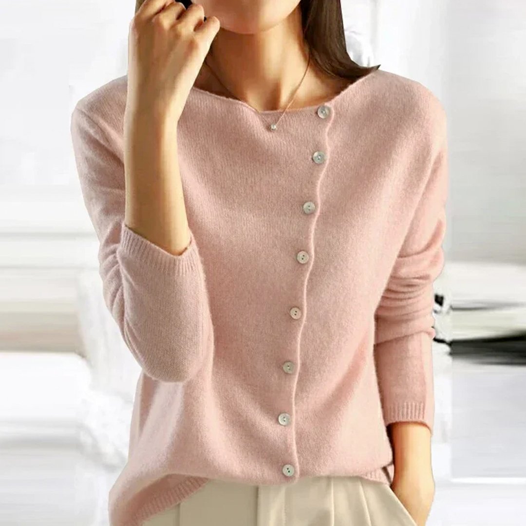 Julia™ | Button-Detail Knit Sweater