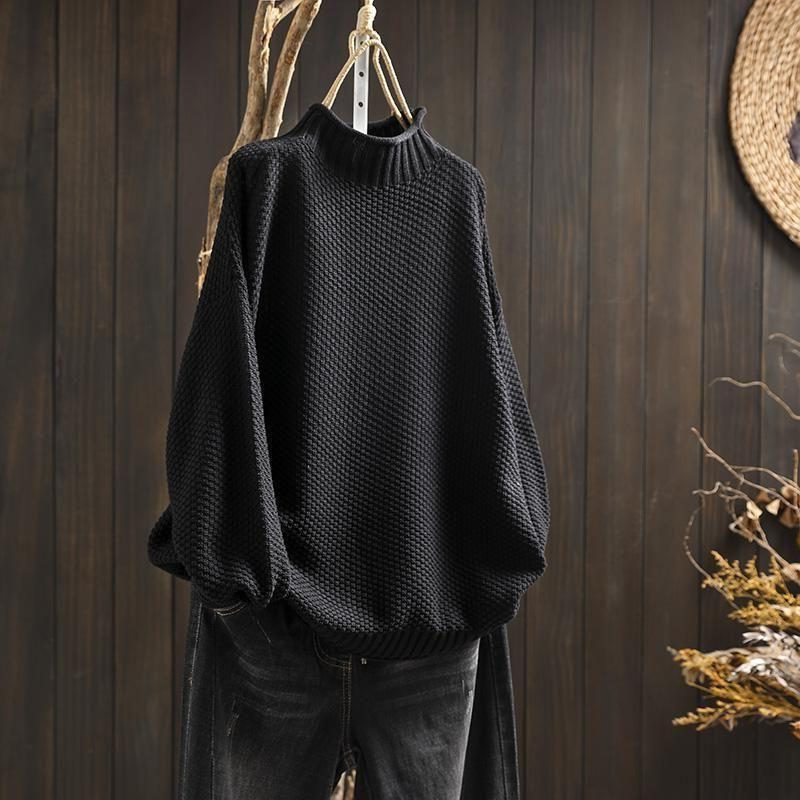 Keilani | Textured Wool Sweater with Crew Neck for Women