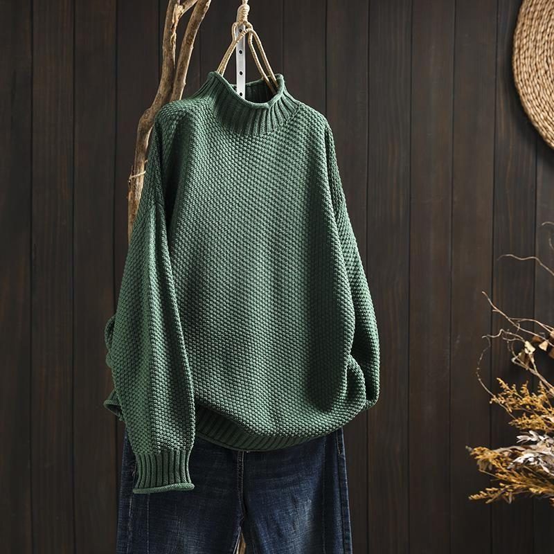 Keilani | Textured Wool Sweater with Crew Neck for Women