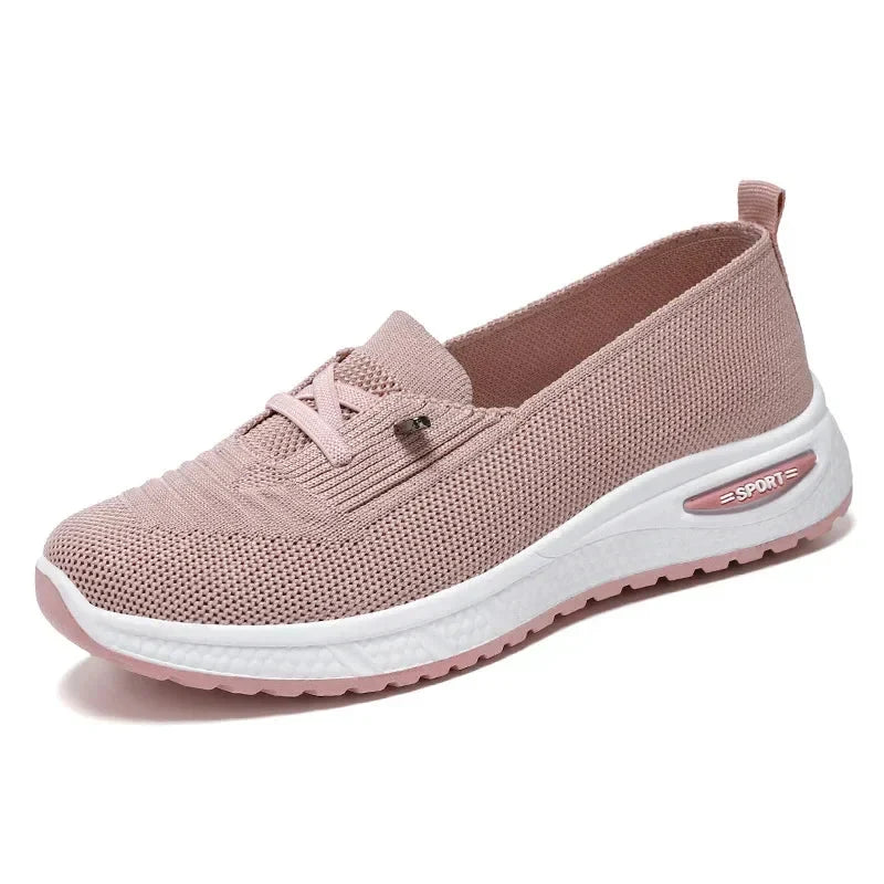 Keira | Women's Lace Orthopedic Slip On Knit Sneakers