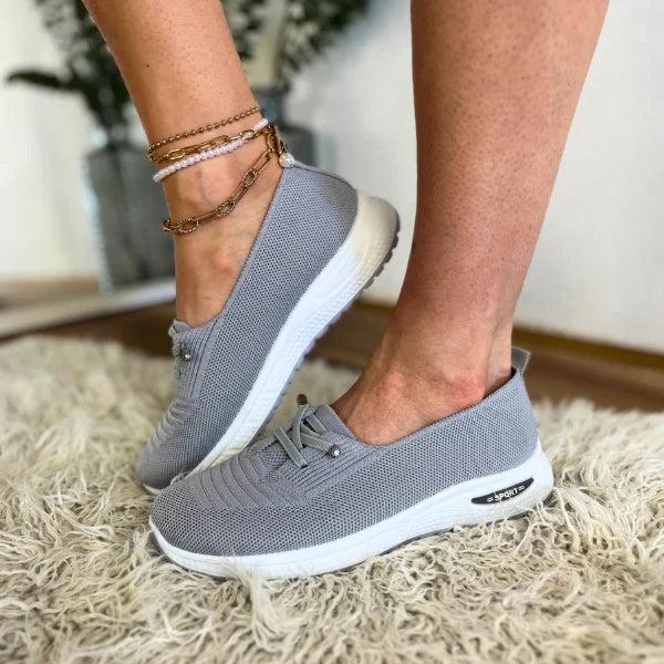 Keira | Women's Lace Orthopedic Slip On Knit Sneakers