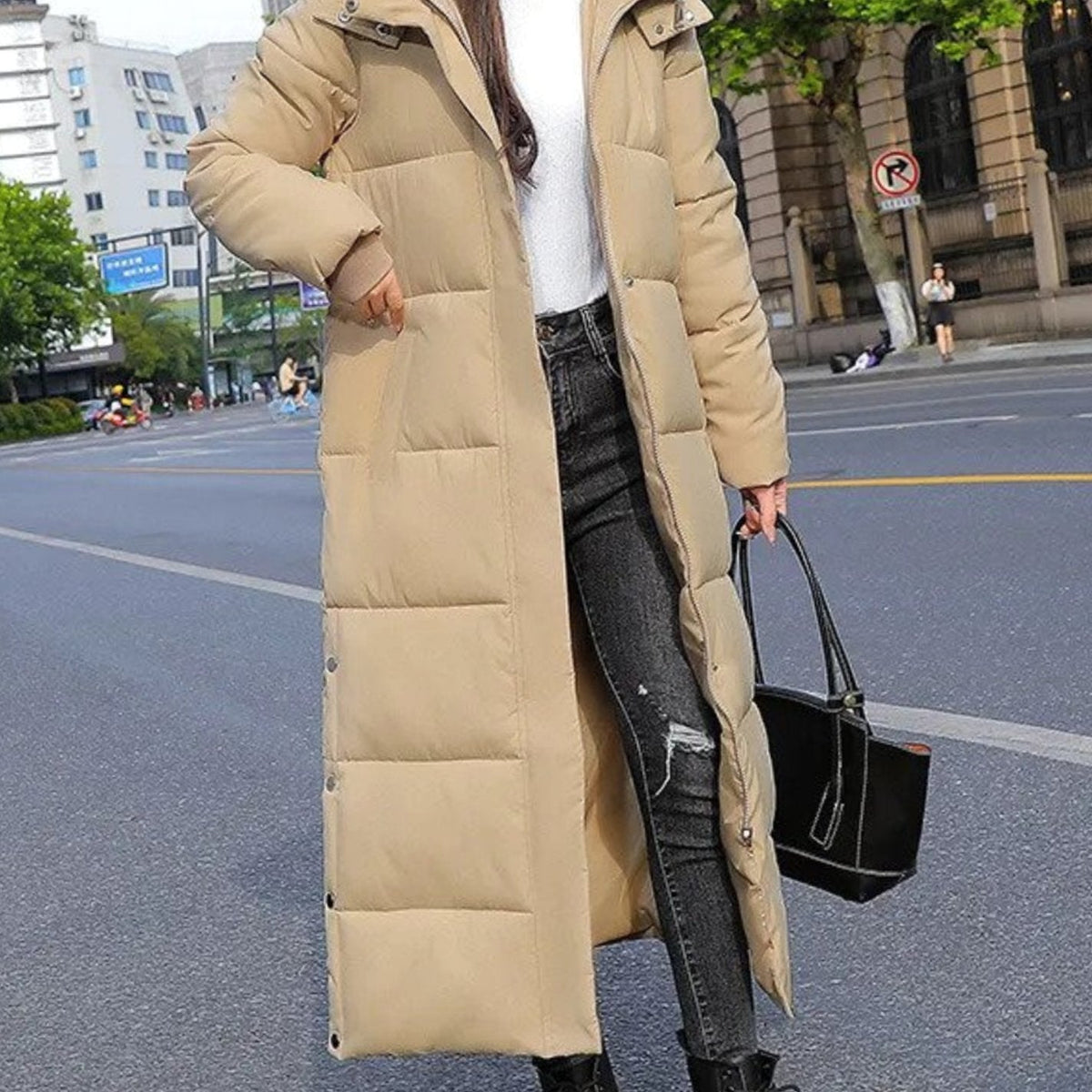 Kendra | Women's Long Quilted Padded Puffer Winter Coat