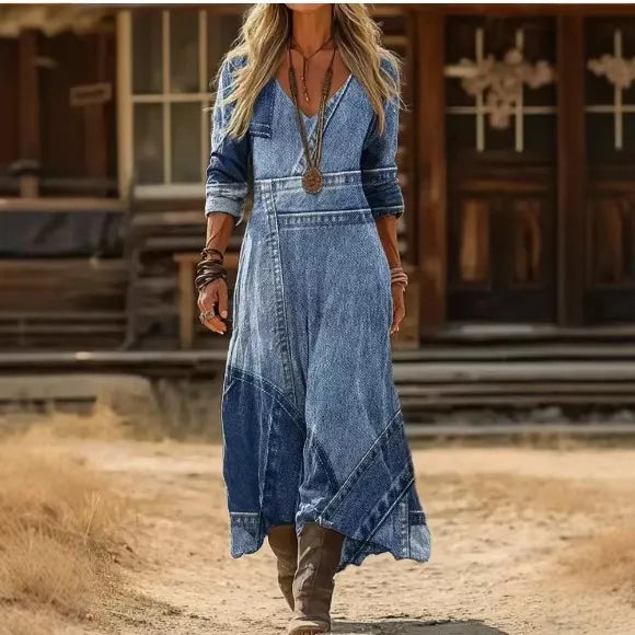 Kimberley | Women's Vintage Long Sleeve Dress