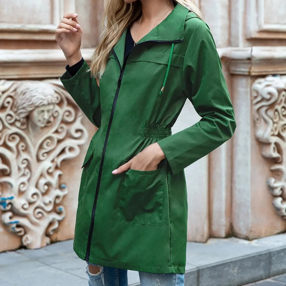Kirsten | Women's Long Windbreaker Trench Coat