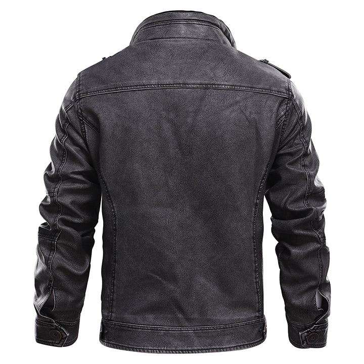Laurent Monaco · Leather-Like Casual Jacket