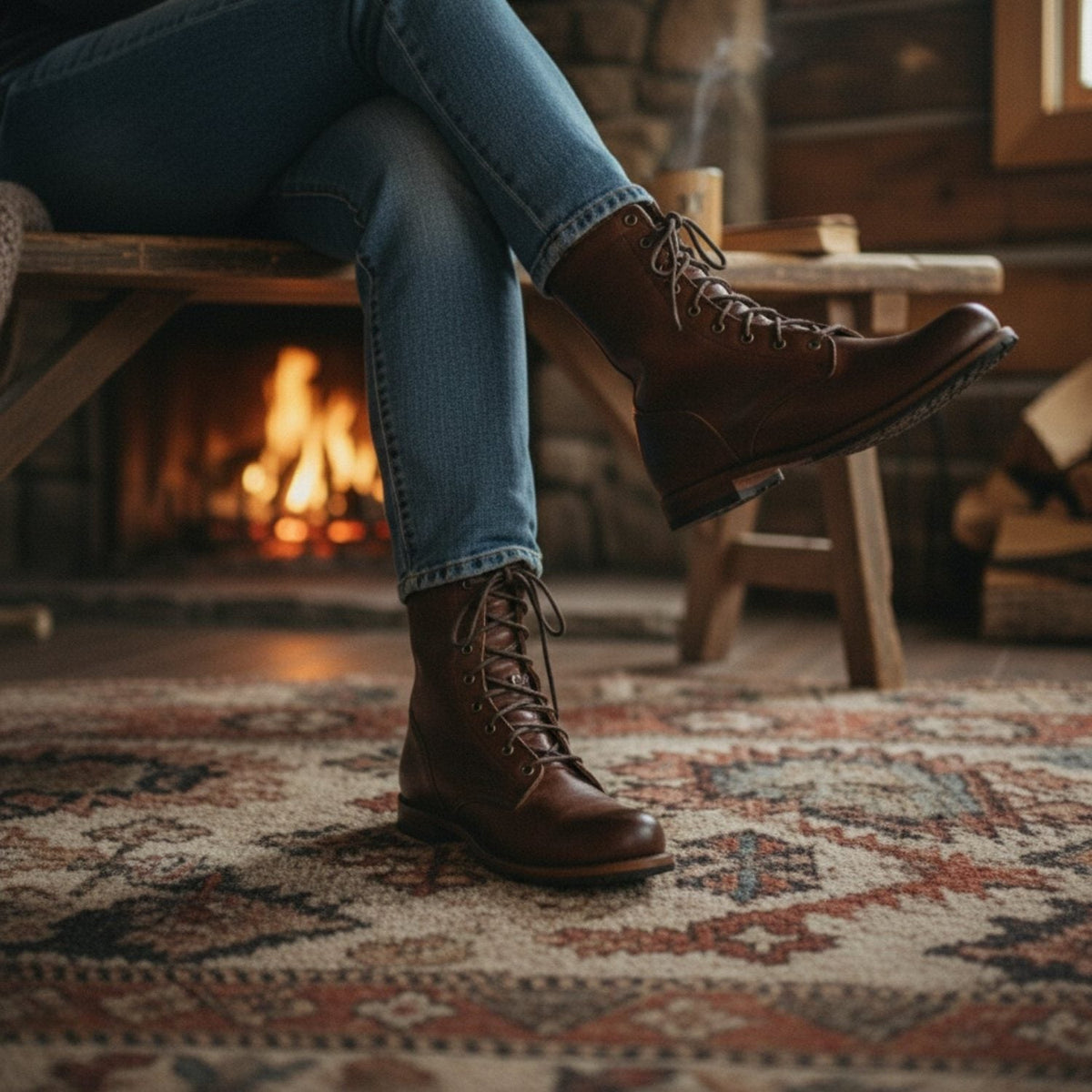 Phoenix | Lace-Up Ankle Boots for Women