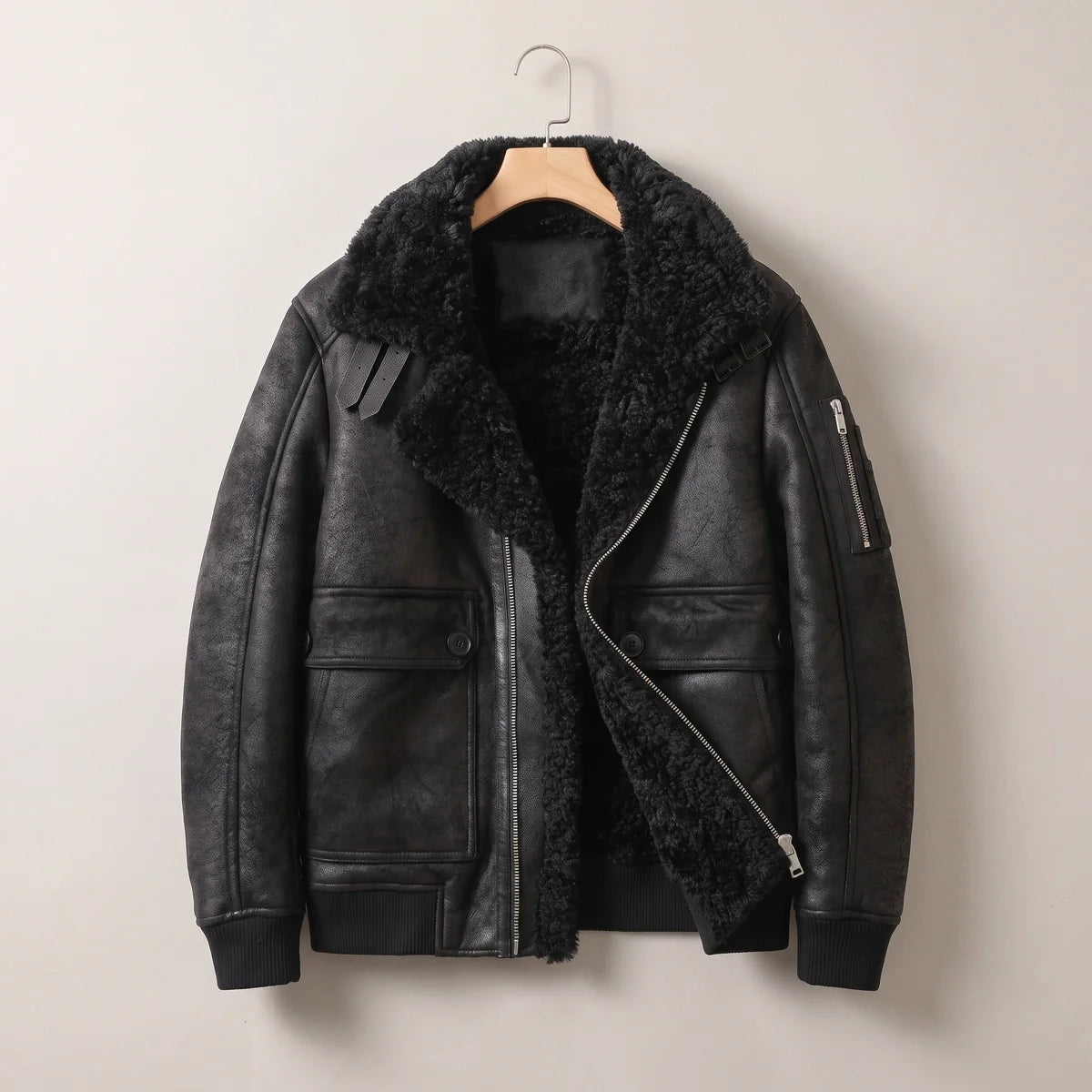 Lachlan Shearling Aviator Jacket