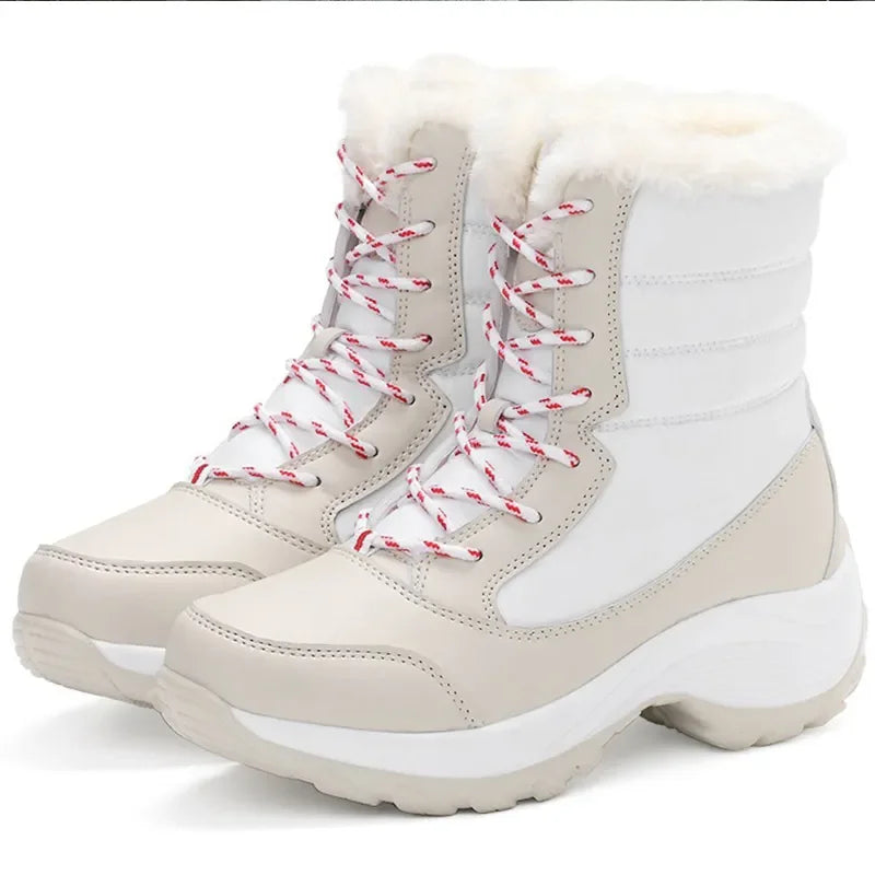 Women's Insulated Winter Boots with Lace-Up Closure