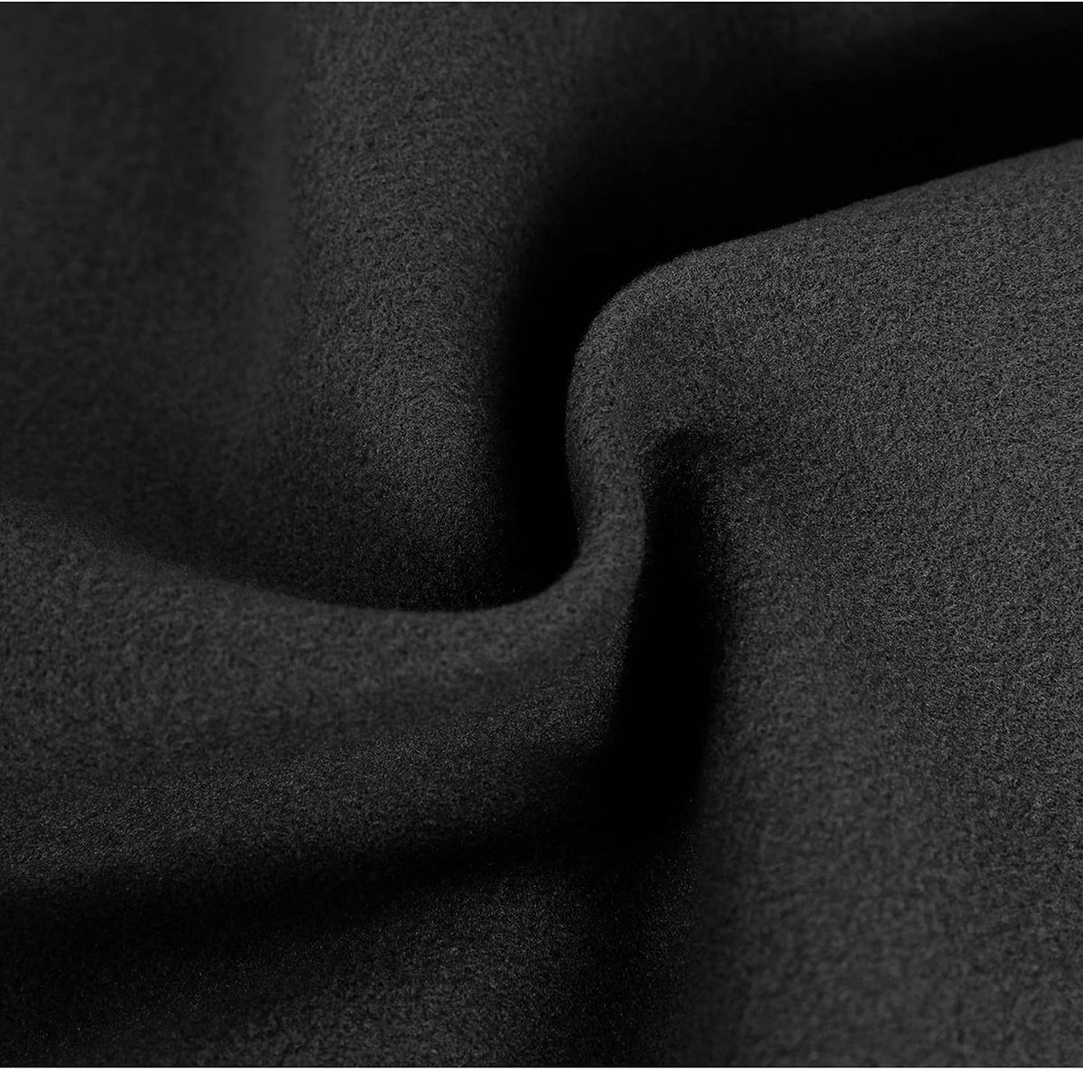 Women's Double-Breasted Wool-Blend Long Coat Notch Lapel
