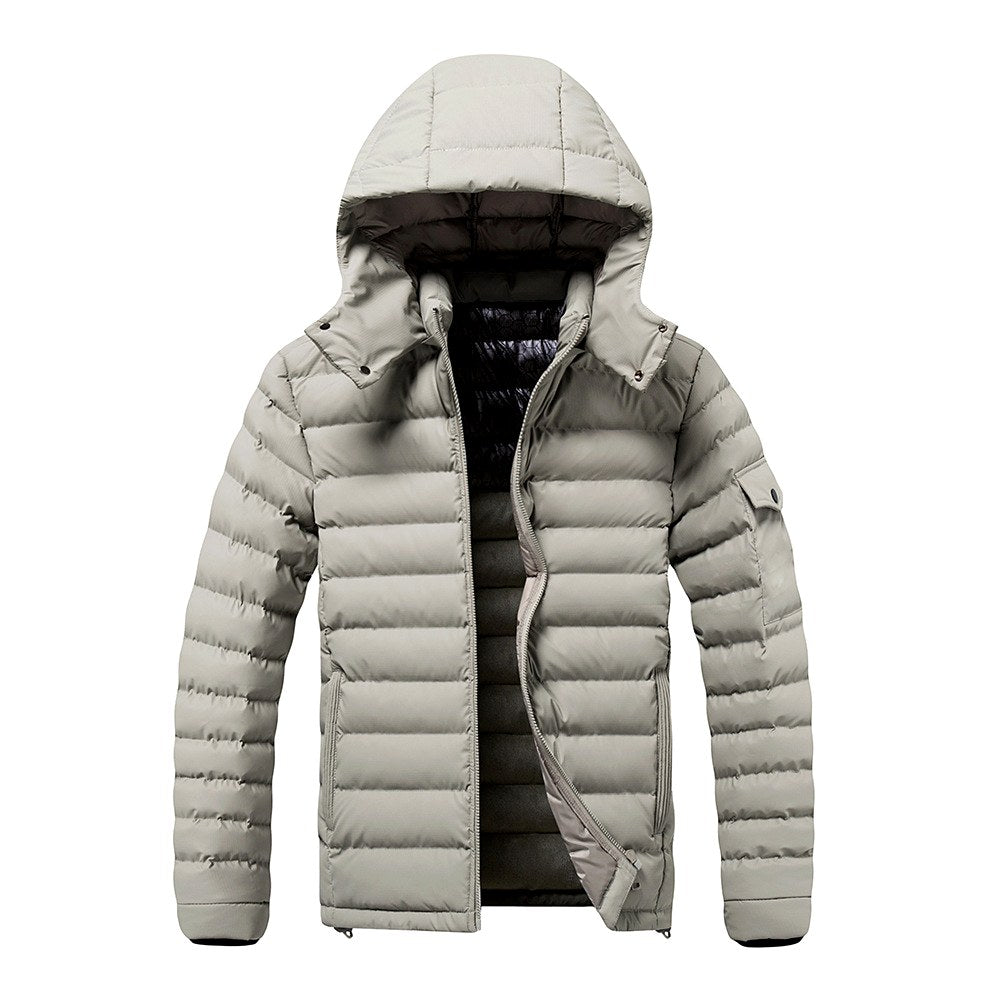 Landon - Men's Hooded Quilted Puffer Jacket