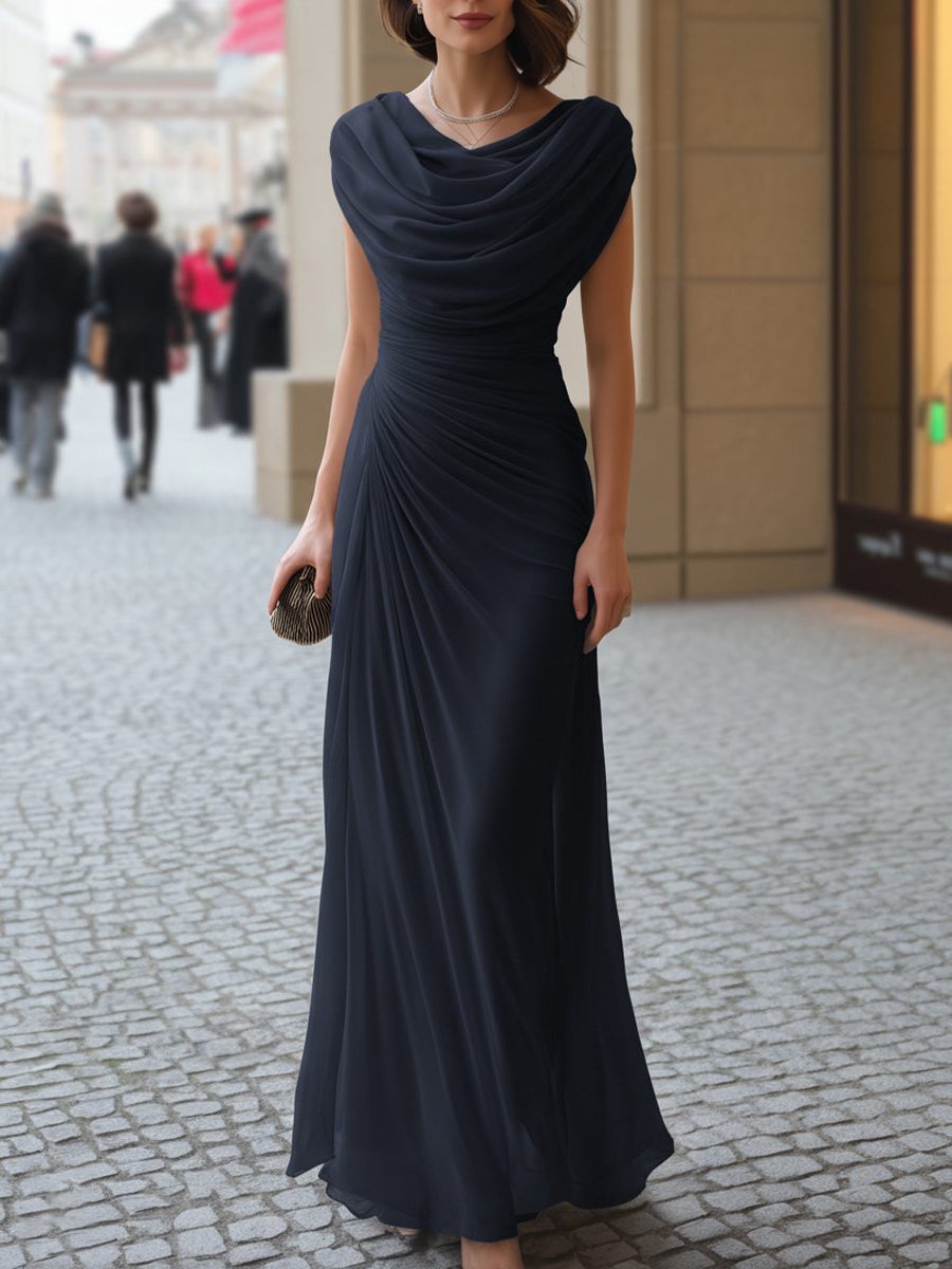 Lara | Maxi Dress with Cowl Neck for Women