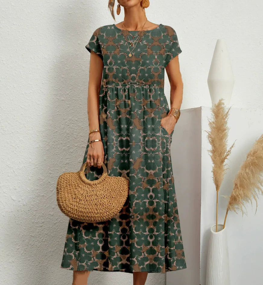 Larissa | Women's Floral Midi Dress
