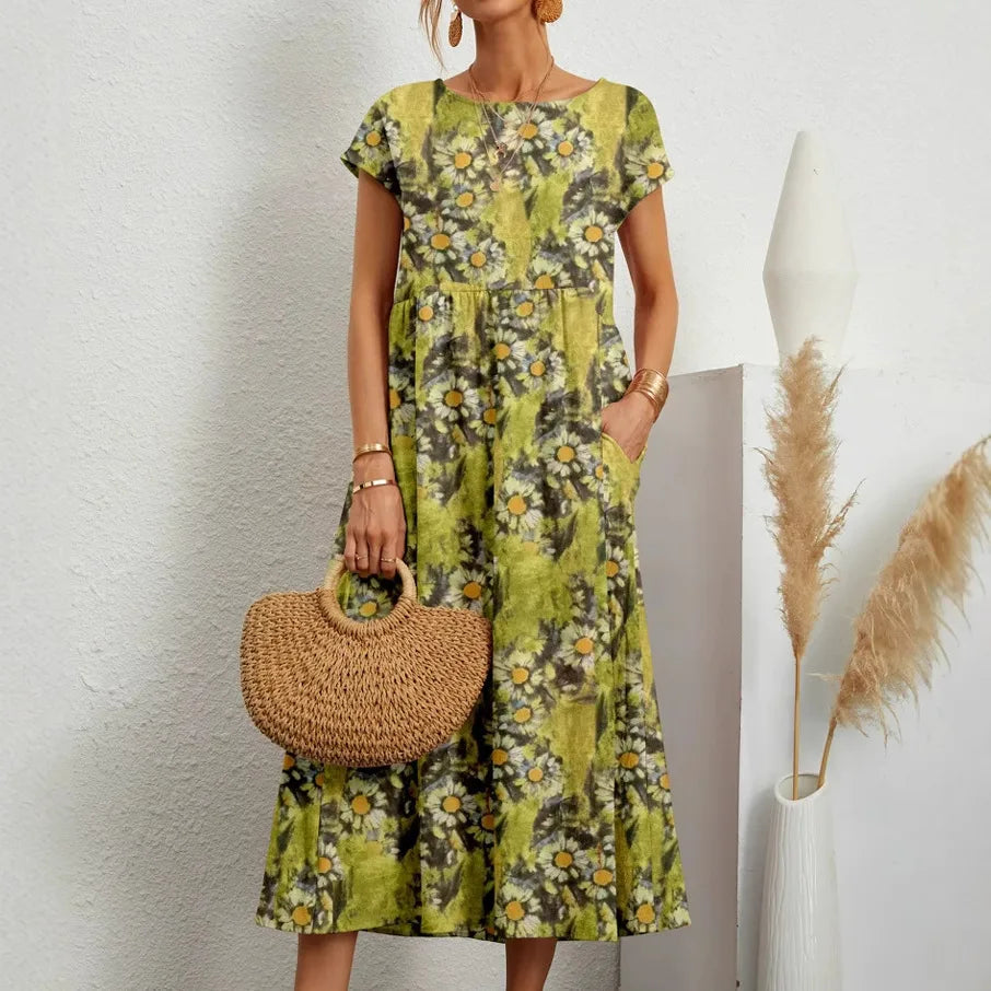 Larissa | Women's Floral Midi Dress
